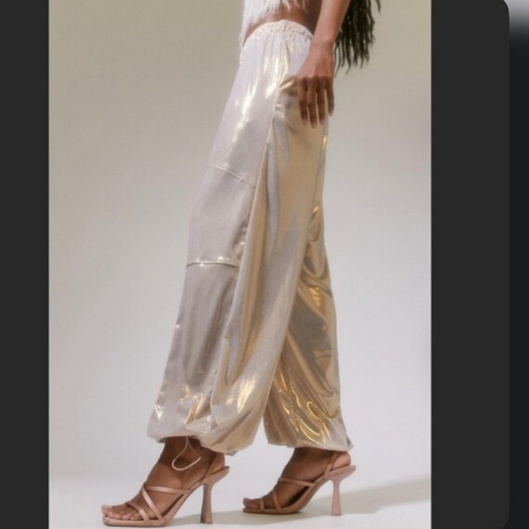 Urban Renewal shimmer linen toggle pants - Picture 7 of 7